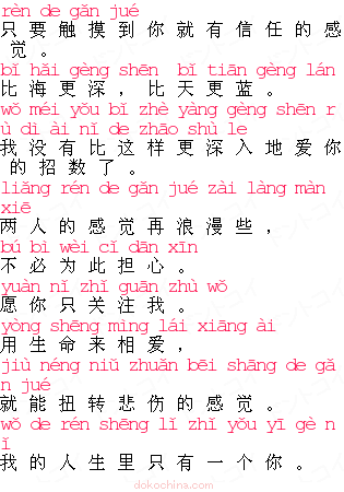 テレサ テン 別れの予感 中国語の歌詞 どんと来い 中国語